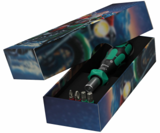 Sada bitů Wera 838 RA S/4 Vánoce 2025, s ráčnou (černá/ze...