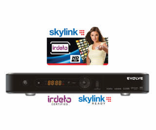 Evolve BlackStar IRDETO+Skylink Satelitn