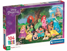 Clementoni - Puzzle 104 Disney princezny