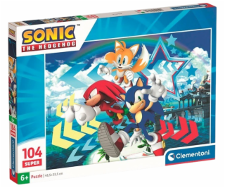 Clementoni - Puzzle 104 Sonic