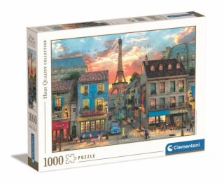 Clementoni - Puzzle 1000 Ulice v Paříži