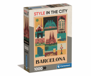 Clementoni - Puzzle 1000 Style in the city Barcelona Comp...