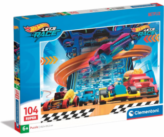 Clementoni - Puzzle 104 super Hot Wheels 2