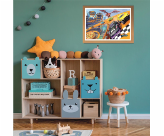 Clementoni - Puzzle 104 Hot Wheels