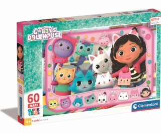 Clementoni - Puzzle 60 maxi Gábinin kouzelný domek