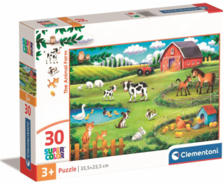 Clementoni - Puzzle 30 Zvířecí farma