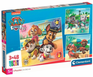 Clementoni - Puzzle 3x48 Tlapková Patrola
