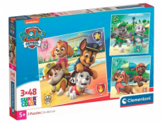 Clementoni - Puzzle 3x48 Tlapková Patrola