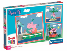 Clementoni - Puzzle 144 Prasátko Peppa 3x48 dílků
