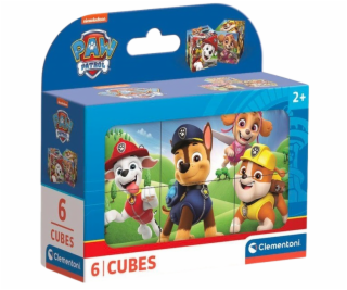 Clementoni - Obrázkové kostky - Tlapková Patrola 6 kostek
