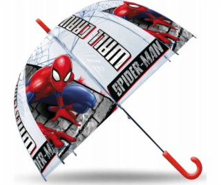 Kids Euroswan Automatický průhledný deštník Spiderman