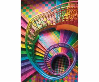 Clementoni - Puzzle 500 Barevné schody