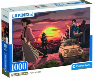 Clementoni - Puzzle 1000 Lupin III - 1