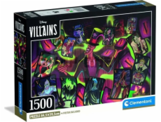 Clementoni - Puzzle 1500 Disney Záporáci
