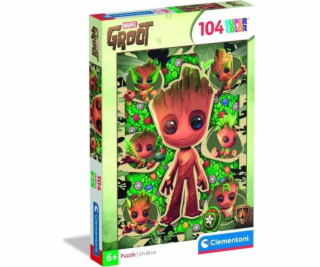 Clementoni - Puzzle 104 Marvel Groot
