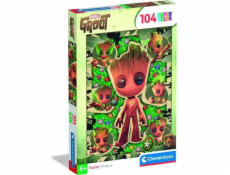 Clementoni - Puzzle 104 Marvel Groot