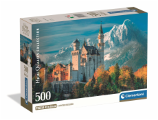 Clementoni - Puzzle 500 Zámek Neuschwanstein