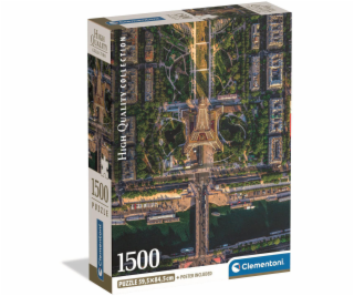 Clementoni - Puzzle 1500 Let nad Paříží