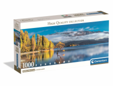 Clementoni - Puzzle 1000 Panorama Zlaté odrazy Wanaky