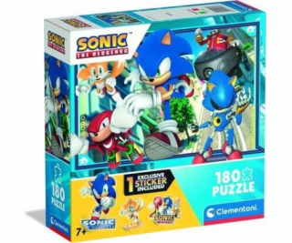 Clementoni - Puzzle 180 Sonic the Hedgehog 3