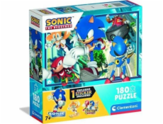 Clementoni - Puzzle 180 Sonic the Hedgehog 3
