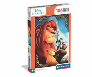 Clementoni - Puzzle 104 Disney Lví král