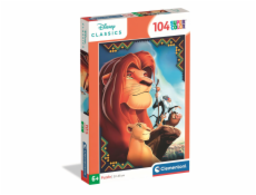 Clementoni - Puzzle 104 Disney Lví král