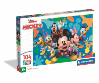 Clementoni - Puzzle 104 Disney Mickey a přátelé