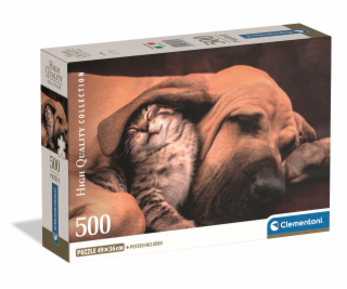 Clementoni - Puzzle 500 Mazlíčci