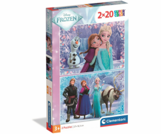 Clementoni - Puzzle 2x20 Ledové království