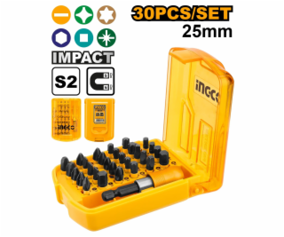Ingco AKSD68303 Sada bitů 30ks + držák