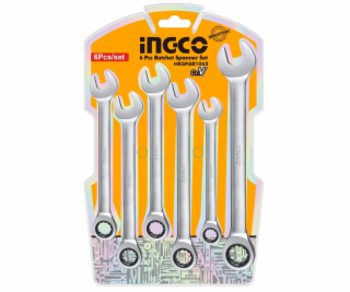 Ingco HKSPAR1062 Klíč oboustranný očkoplochý a plochý, sa...