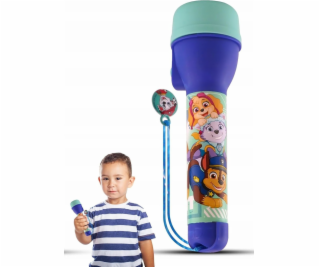 Kids Euroswan Tlapková patrola velká baterka 16 cm modrá