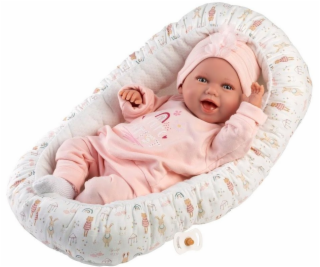 Llorens 74122 Panenka smějící se Mimi 42 cm s kokonem