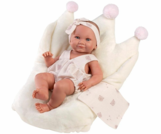 Llorens 73814 Vinyl Baby Doll 40 cm Nica v bílé barvě