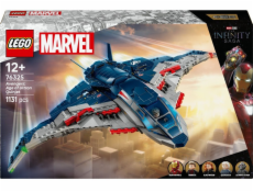 LEGO Marvel Avengers: Věk Ultrona Quinjet 76325, 1131 dílků
