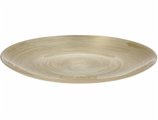 Servírovací talíř, 21 cm, zlatý, sklo