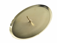 Sada svícnů, zlatá, D6 cm, 4 ks.