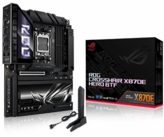 ASUS MB Sc AM5 ROG CROSSHAIR X870E HERO BTF, 4xDDR5, WIFI...
