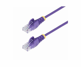 2.5m Purple Slim CAT6 Ethernet Cable