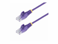2.5m Purple Slim CAT6 Ethernet Cable