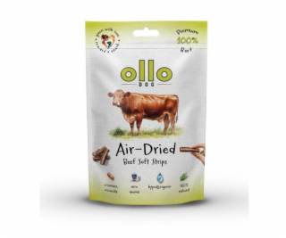 OLLO Air-Dried Beef strips - pamlsek pro psa - 80g