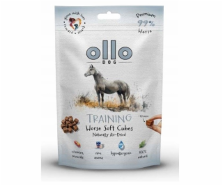OLLO Air Dried Training Horse Cubes - pamlsek pro psa - 80g