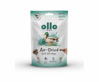 OLLO Air-Dried Duck strips - pamlsek pro psa - 80g