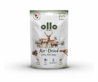 OLLO Air-Dried Game strips - pamlsek pro psa - 80g