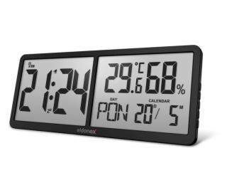 Eldonex ECL-1110-BK nástenné hodiny