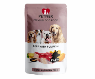 Hilton PETNER Beef with pumpkin - vlhké krmivo pro psy - ...