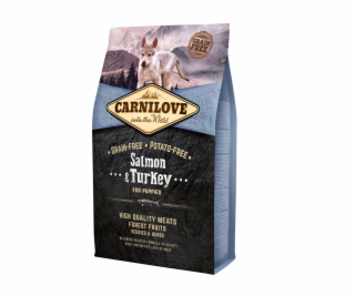 CARNILOVE Losos a krůta pro štěňata - suché krmivo pro ps...
