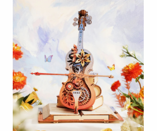 RoboTime 3D skládačka hrací skříňky Kouzelné violoncello ...
