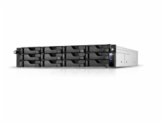 ASUSTOR AS6512RD NAS Rack (2U) Intel Atom® C3538 8 GB DDR4 0 TB ADM Černá